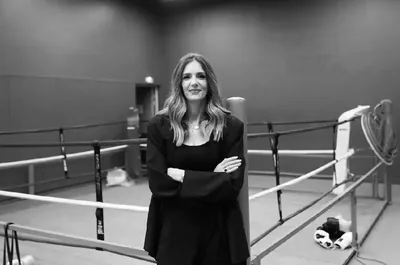 Julie Gliksman, présidente de Boulogne Boxe