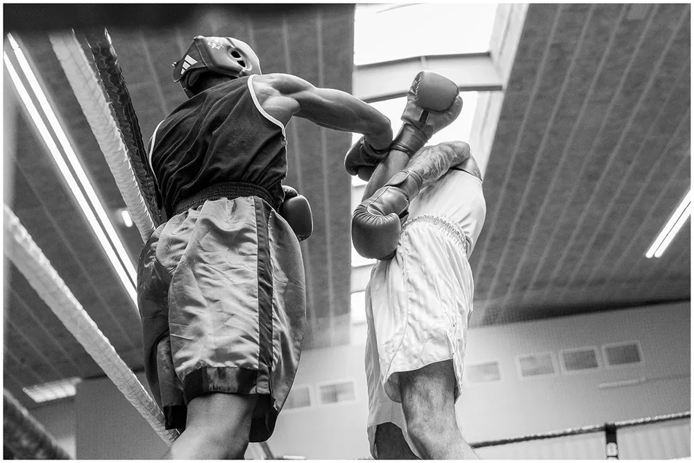 Entraînement sur le ring